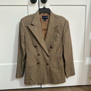 Ralph Lauren Vintage 1980's Double Breasted Size 10 Blazer